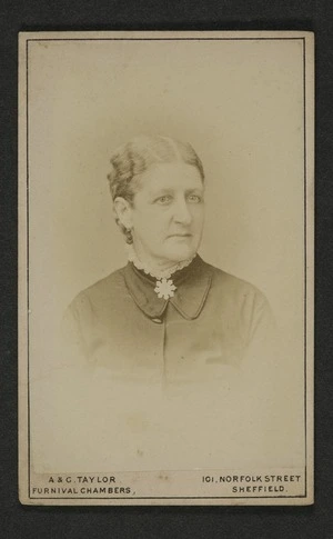 Taylor, A & G (England) fl 1800s :Portrait of Mrs Jewell