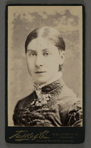 (W N) Tuttle & Company (Australia) fl 1883-1896 :Portrait of unidentified woman
