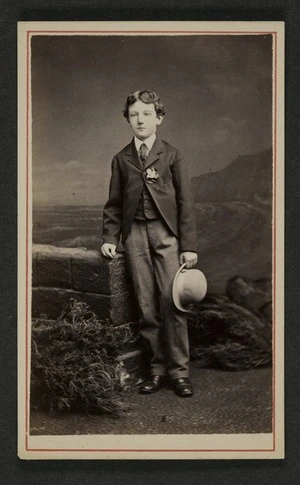 Stewart & Company (Melbourne) fl 1879-1896 :Portrait of unidentified young man
