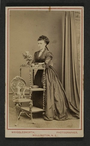 Wrigglesworth, James D (Wellington) fl 1863-1900 :Portrait of unidentified woman