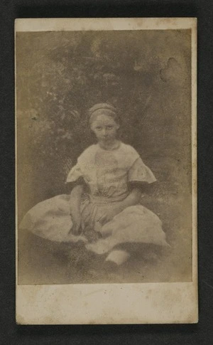 Photographer unknown :Portrait of young woman, Tishey?