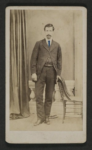 Walker, C F (Christchurch) fl 1872-1875) :Portrait of unidentified man