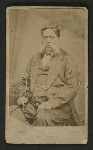 Davis, William Henry Whitmore, 1812-1901: Portrait of Tamihana Te Rauparaha 1819-1876