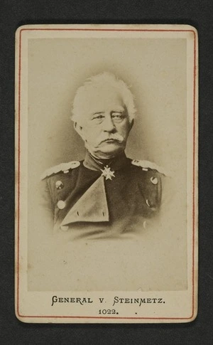 Photographer unknown: Portrait of General Karl Friedrich von Steinmetz