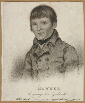 Artist unknown :Mowhee, a young New Zealander, who died Decr 28, 1816, aged about 20 years. Published by L B Seeley, Sept 20, 1817.