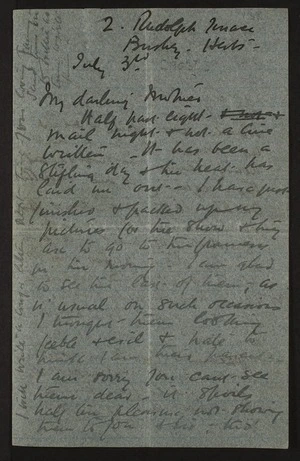 Letters from Frances Hodgkins