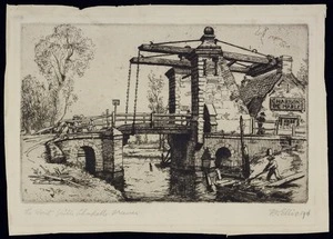 Ellis, Frederick Vincent, 1892-1961: Le pont, Vielle Chapelle, France. 1916