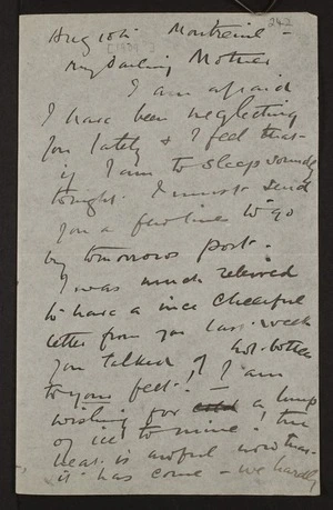 Letters from Frances Hodgkin to Rachel Hodgkins