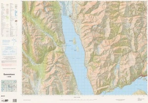 Queenstown / National Topographic/Hydrographic Authority of Land Information New Zealand.