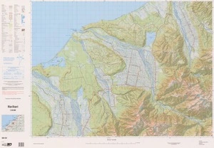 Harihari / National Topographic/Hydrographic Authority of Land Information New Zealand.