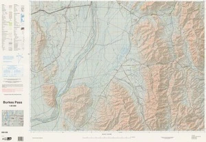 Burkes Pass / National Topographic/Hydrographic Authority of Land Information New Zealand.