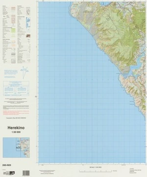 Herekino / National Topographic/Hydrographic Authority of Land Information New Zealand.