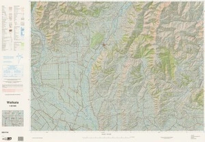 Waikaia  / National Topographic/Hydrographic Authority of Land Information New Zealand.