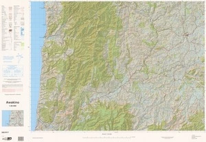 Awakino / National Topographic/Hydrographic Authority of Land Information New Zealand.