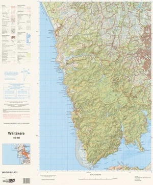 Waitakere / National Topographic/Hydrographic Authority of Land Information New Zealand.