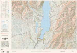 Lake Tekapo / National Topographic/Hydrographic Authority of Land Information New Zealand.