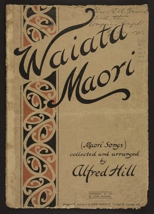 Waiata Māori / by Alfred Hill.