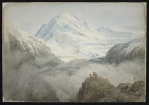 Sinclair, Alfred Wadham, 1866-1938 :Mount Aspiring, New Zealand. [ca 1890]