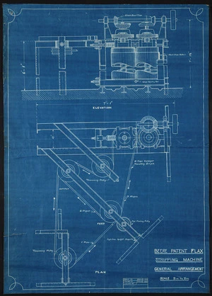 Blueprint of Beere's machinery