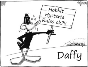 Hobbit hysteria rules ok?!! 25 October 2010