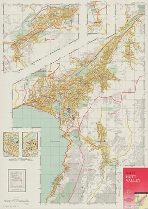 Map of Hutt Valley.