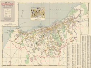 Map of New Plymouth and environs / compiled and drawn by F. Hardy.