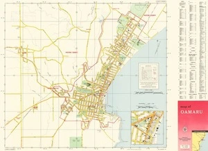 Map of Oamaru.