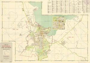 Map of Rotorua and environs.