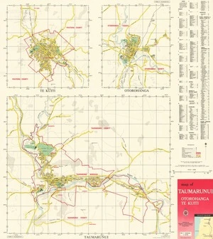 Map of Taumarunui, Otorohanga, Te Kuiti.