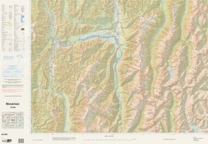 Matakitaki / National Topographic/Hydrographic Authority of Land Information New Zealand.