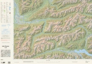Lake Sumner / National Topographic/Hydrographic Authority of Land Information New Zealand.