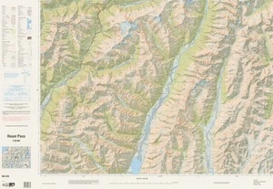 Haast Pass / National Topographic/Hydrographic Authority of Land Information New Zealand.