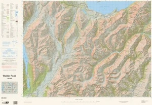 Walter Peak / National Topographic/Hydrographic Authority of Land Information New Zealand.
