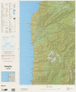 Heaphy / National Topographic/Hydrographic Authority of Land Information New Zealand.