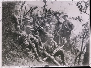 Troops at rest during the South African War
