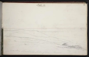 Mantell, Walter Baldock Durrant, 1820-1895 :Ascending Peninsular hills from Deans. Sept 13 [1848]