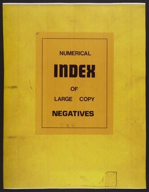 Numerical index of large copy negatives, E and F