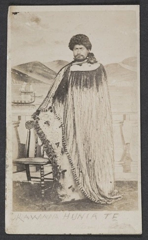 Photographer unknown :Portrait of Hunia Te Hakeke fl 1877