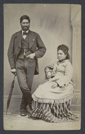 Photographer unknown :Portrait of [Creed] and Victoria
