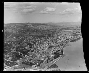 Thames, Coromandel District, including housing and hills