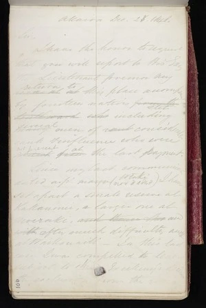 Mantell, Walter Baldock Durrant, 1820-1895 :[Letter from Akaroa, 23 Dec 1848]