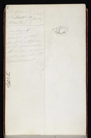 Mantell, Walter Baldock Durrant, 1820-1895 :[Diary note] 5 Sept [1848]