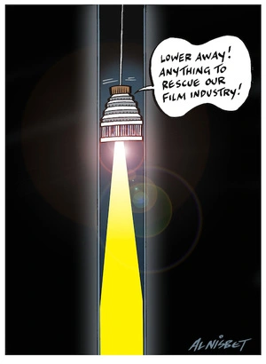 "Lower away! Anything to rescue our film industry!" 30 October 2010