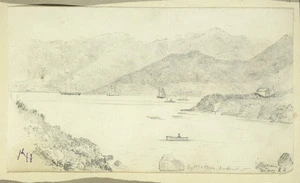 Holmes, Katherine McLean, 1849-1925 :Lyttleton [Lyttelton] Harbour, May 24. [1873]