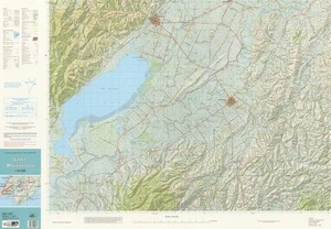 Lake Wairarapa / cartography by Terralink.