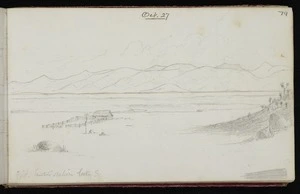 Mantell, Walter Baldock Durrant, 1820-1895 :Frid[ay]. Suisted's station looking S. Oct 27. [1848]