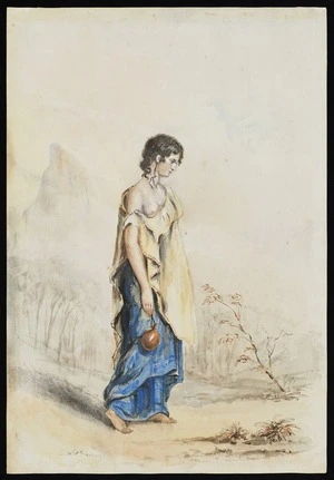 Oliver, Richard Aldworth 1811-1889: "Fanny Weller, a half-caste girl, Otago" [1850?]