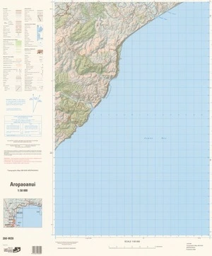 Aropaoanui / National Topographic/Hydrographic Authority of Land Information New Zealand.
