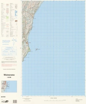 Waimarama / National Topographic/Hydrographic Authority of Land Information New Zealand.