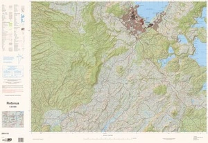 Rotorua / National Topographic/Hydrographic Authority of Land Information New Zealand.